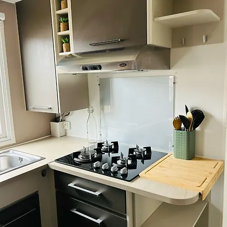 Mobilhome La Carabasse 40m2 6-8 Personnes * فيا